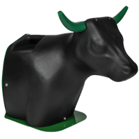 A black and green Smarty Sidekick practice dummy.