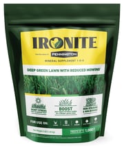 ironite to help grow a deep green lawn
